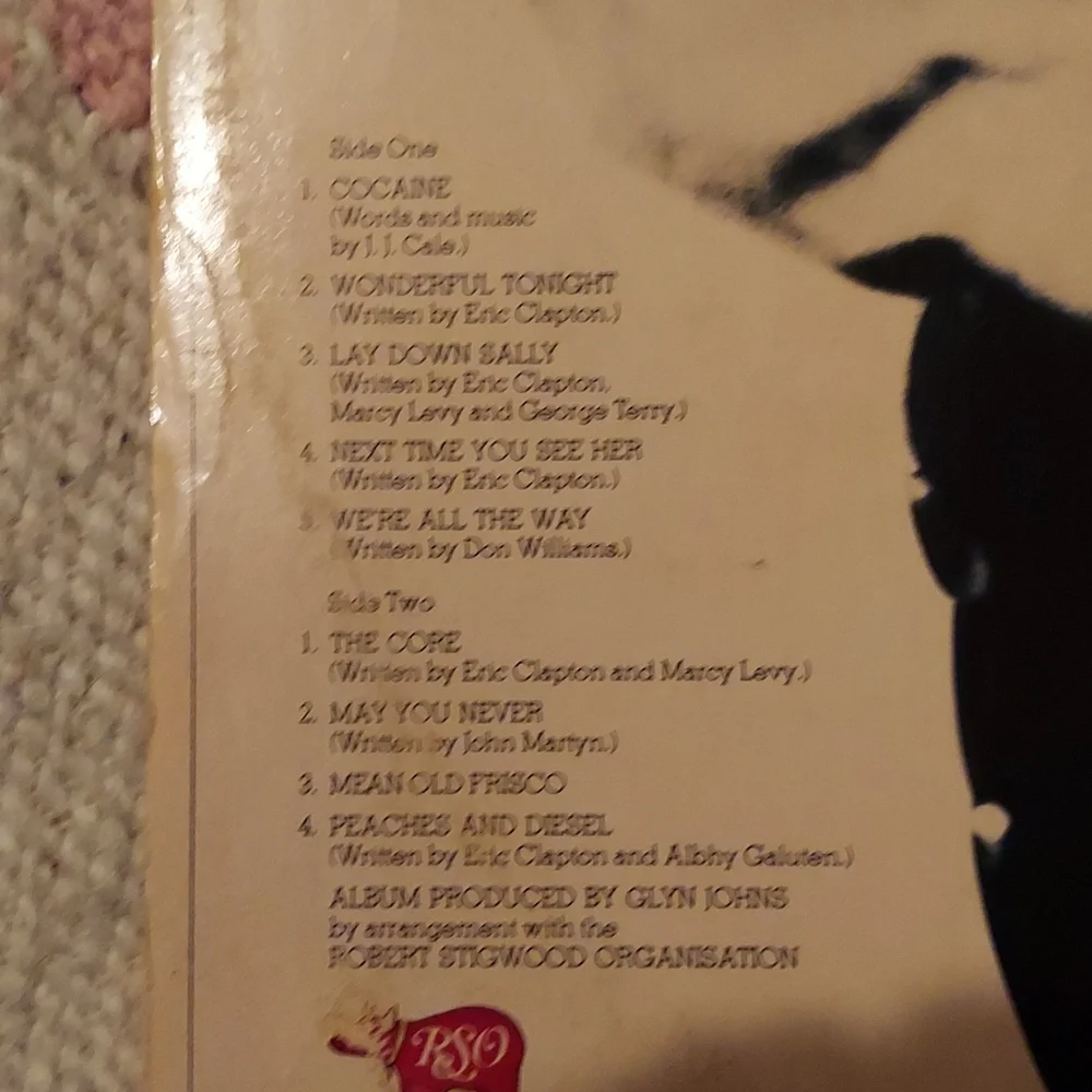 Eric Clapton Slowhand Vinyl Record Album